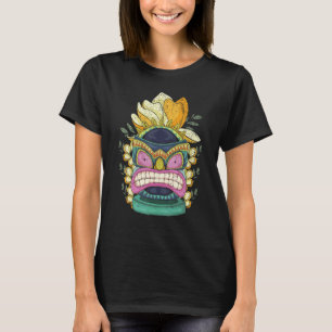 Polynesian Totem Tiki Mask Statue Hawaii Luau Part T-Shirt