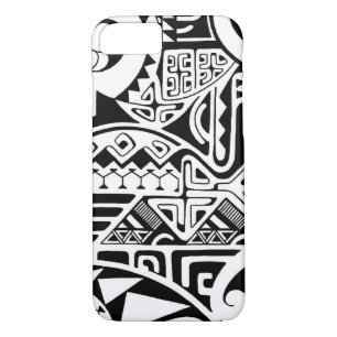 Polynesian tribal "The Rock" tattoo design iPhone 8/7 Case
