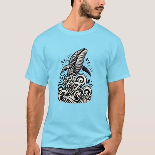 Polynesian Whale T-Shirt (Front)
