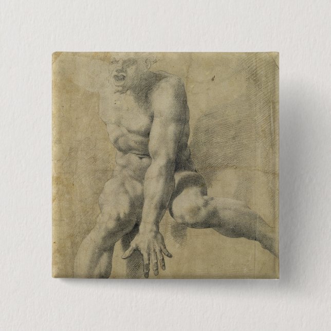 Polyphemus 15 Cm Square Badge (Front)