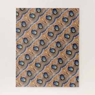 Polyphemus Moth Abstract Jigsaw Puzzle
