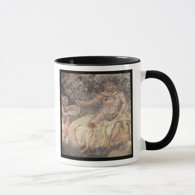 Polyphemus the Cyclops, Roman mosaic Mug (Right)