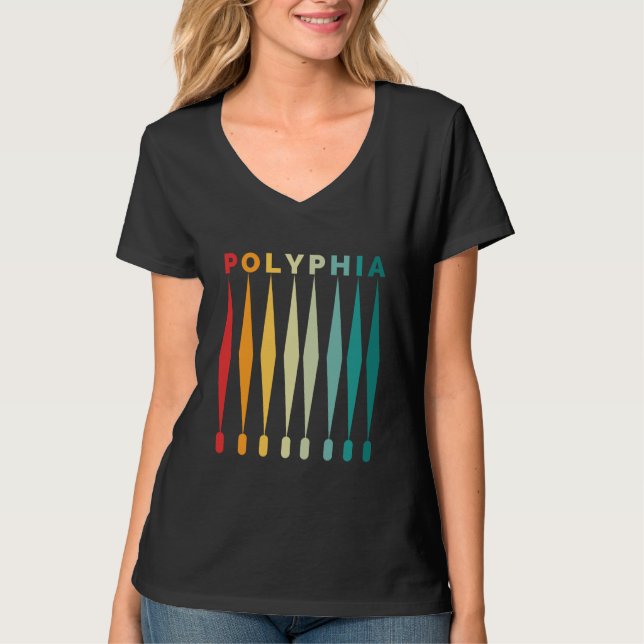 Polyphia Band Retro   T-Shirt (Front)