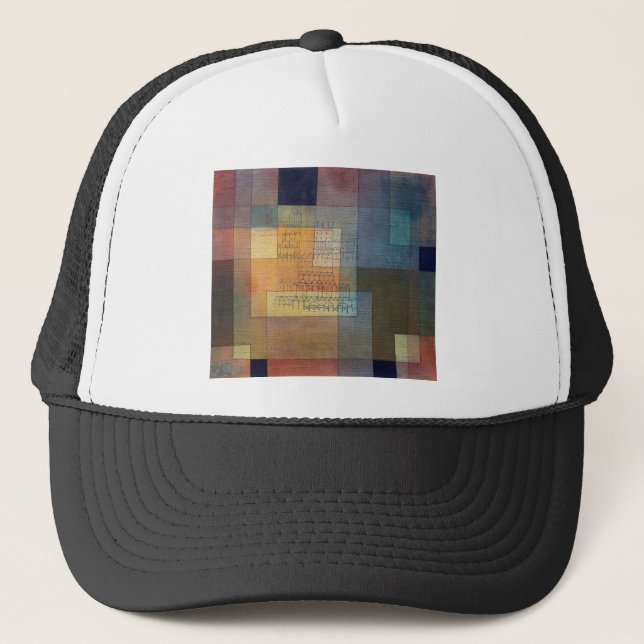 Polyphonic Architecture (1930) painting Paul Klee Trucker Hat (Front)
