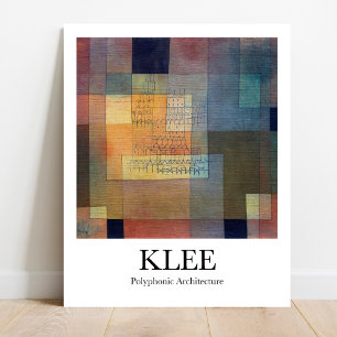 Polyphonic Architecture by Paul Klee Poster