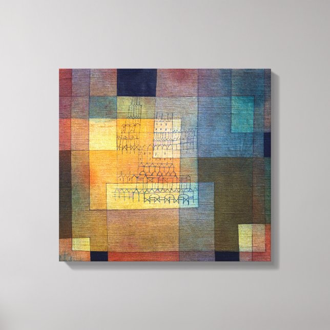 Polyphonic Architecture | Paul Klee | Canvas Print (Front)