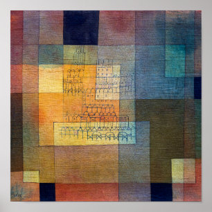 Polyphonic Architecture Paul Klee Poster