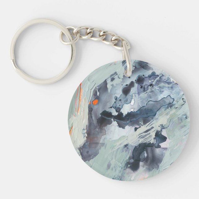 Polyphonic Sea - Blue Key Ring (Front)