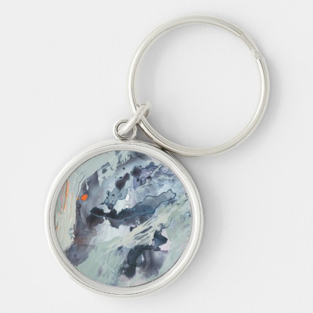 Polyphonic Sea - Blue Key Ring (Front)