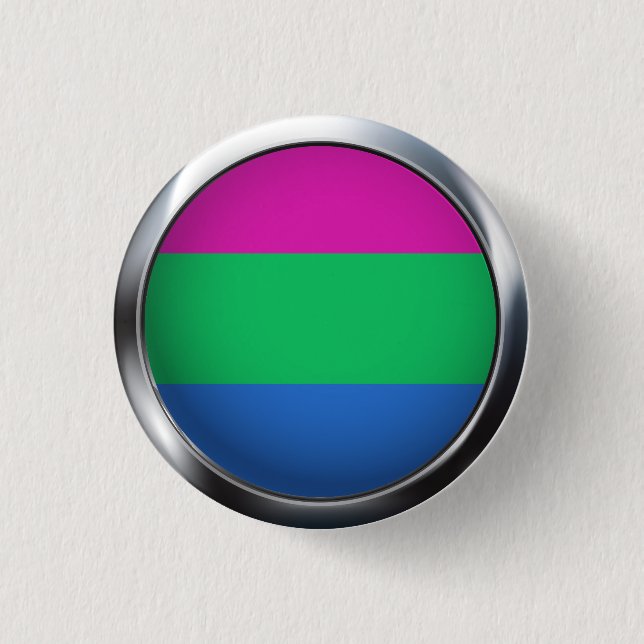 Polysexual 3 Cm Round Badge (Front)