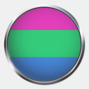 Polysexual Classic Round Sticker