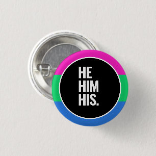 Polysexual Pride 3 Cm Round Badge