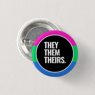 Polysexual Pride 3 Cm Round Badge