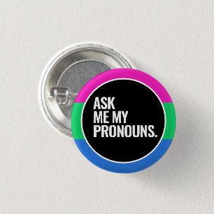 Polysexual Pride 3 Cm Round Badge