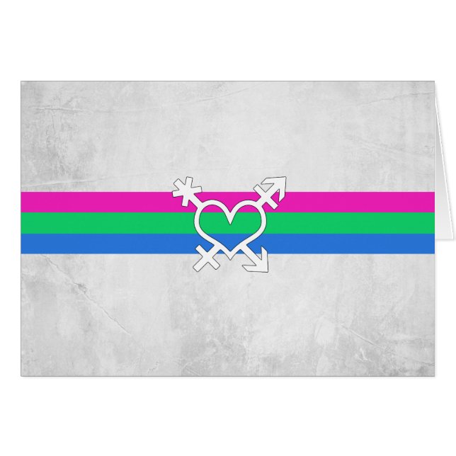 Polysexual Pride Flag (Front Horizontal)