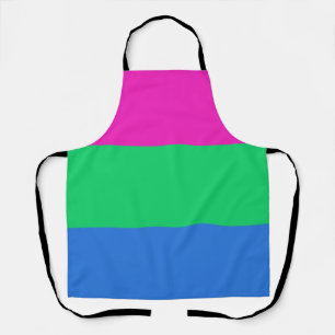 Polysexual Pride Flag Apron