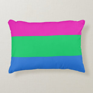 Polysexual Pride Flag Decorative Cushion