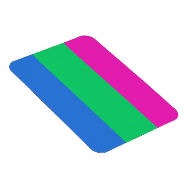 Polysexual Pride Flag Magnet (Right Side)