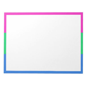 Polysexual Pride Flag Notepad