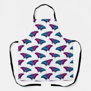 Polysexual Pride Flag Swallowtail Butterfly Apron