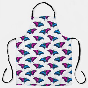 Polysexual Pride Flag Swallowtail Butterfly Apron