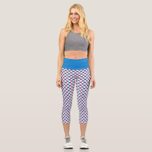Polysexual Pride Flag Swallowtail Butterfly Capri Leggings