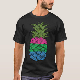 Polysexual Pride Pineapple Poly Pride Pineapple Fr T-Shirt