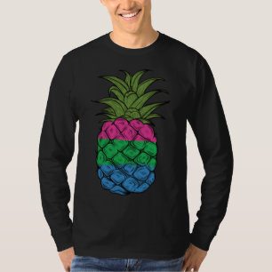 Polysexual Pride Pineapple Poly Pride Pineapple Fr T-Shirt