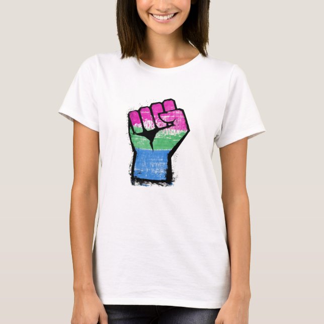Polysexual Protest Fist T-Shirt (Front)