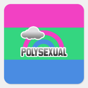 POLYSEXUAL RAINBOW STICKER