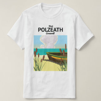 Polzeath, Cornwall Seaside travel poster T-Shirt