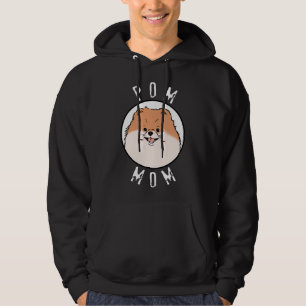 Pom Mom Pomeranian Mom Pomeranian Lover Hoodie