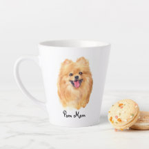 Pom Mum Illustrated Pomeranian