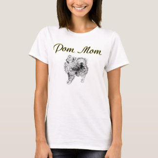Pom Mum Pomeranian Dog T-shirt