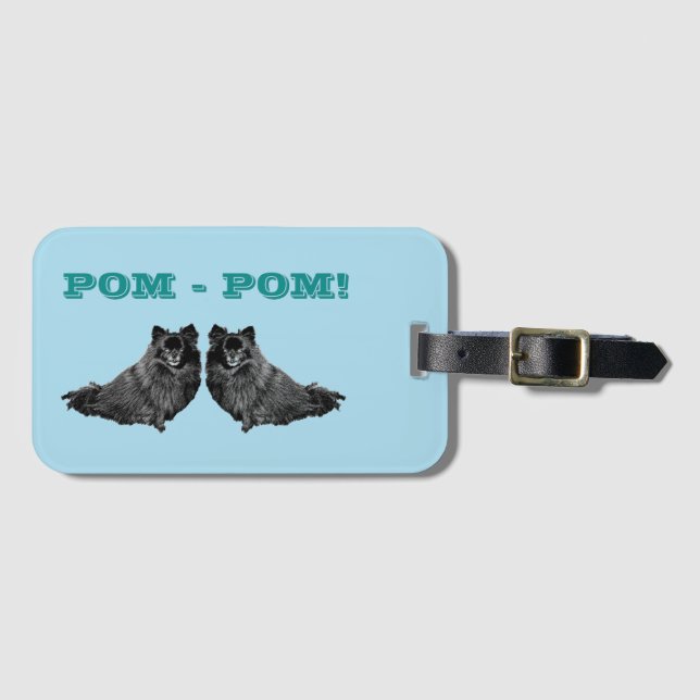 POM - POM  LUGGAGE TAG (Front Horizontal)