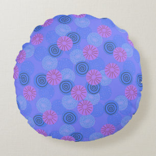 Pom-pom Round Cushion