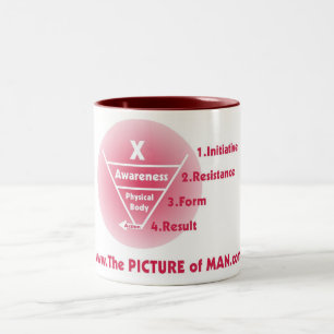 POM - Red Two-Tone Coffee Mug