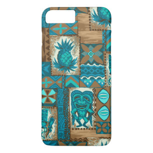 Pomaika’i Tiki Hawaiian Vintage Tapa iPhone 8 Plus/7 Plus Case