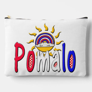 Pomalo – Croatian Relaxation with Sun & Rainbow  Accessory Pouch