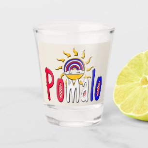 Pomalo – Croatian Relaxation with Sun & Rainbow  Shot Glass