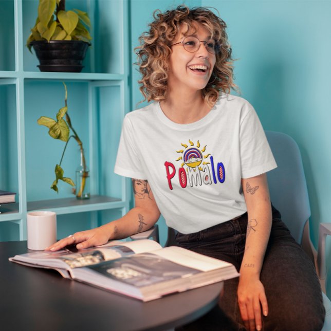 Pomalo – Croatian Relaxation with Sun & Rainbow  T-Shirt (Creator Uploaded)