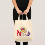 Pomalo – Croatian Relaxation with Sun & Rainbow  Tote Bag<br><div class="desc">Embrace the laid-back Croatian lifestyle with this vibrant Pomalo design! Featuring a cheerful sun, a peaceful rainbow, and bold lettering in Croatian flag colours, this artwork embodies the spirit of relaxation and taking life easy. Perfect for travel lovers, Croatia fans, and anyone who appreciates a slow and mindful approach to...</div>