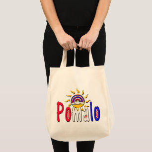 Pomalo – Croatian Relaxation with Sun & Rainbow  Tote Bag
