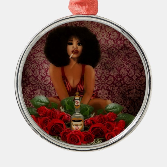 Pomba Gira Metal Tree Decoration (Front)