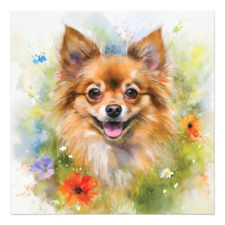 Pomchi Floral Watercolor Photo Print