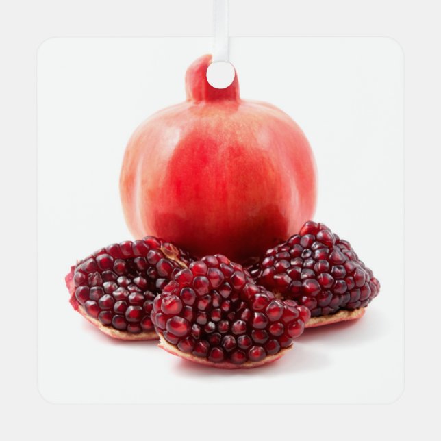 Pomegranade Metal Tree Decoration (Front)