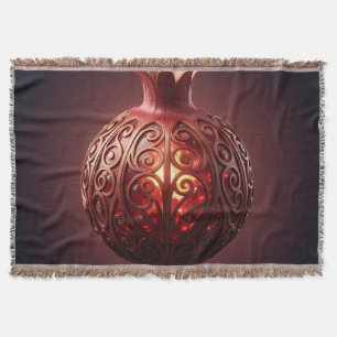 Pomegranate´10 Throw Blanket