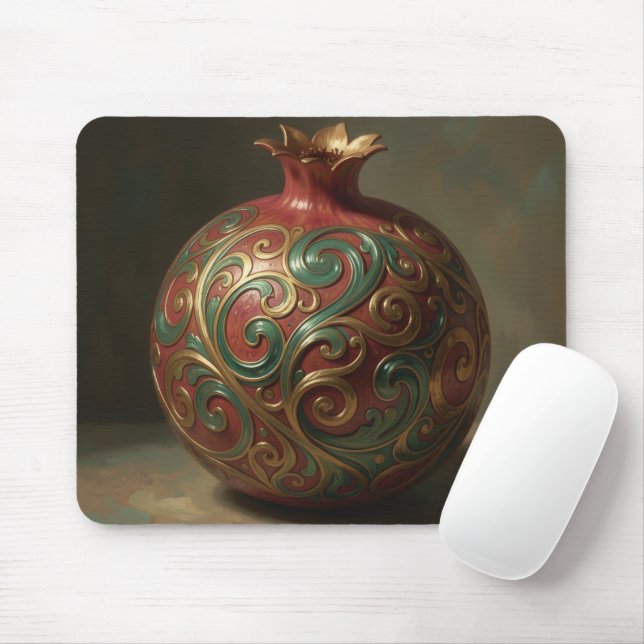 Pomegranate´11 Mouse Mat (With Mouse)