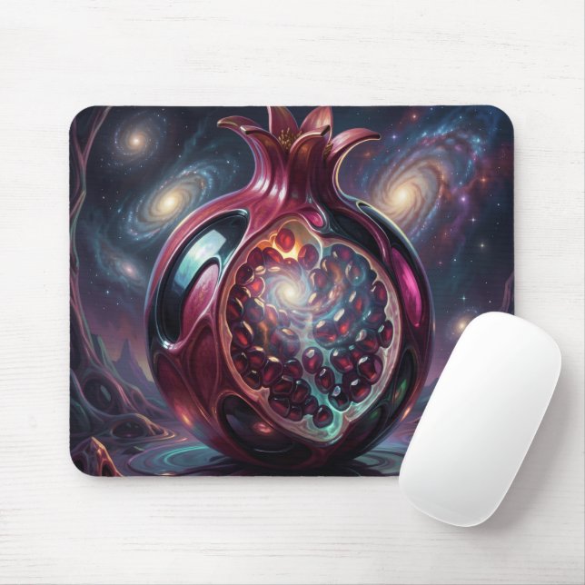 Pomegranate´3 Mouse Mat (With Mouse)
