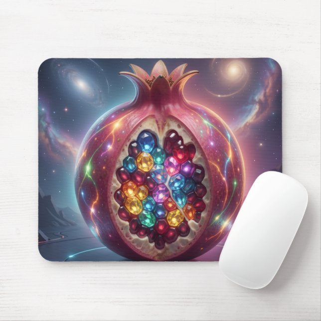Pomegranate´4 Mouse Mat (With Mouse)